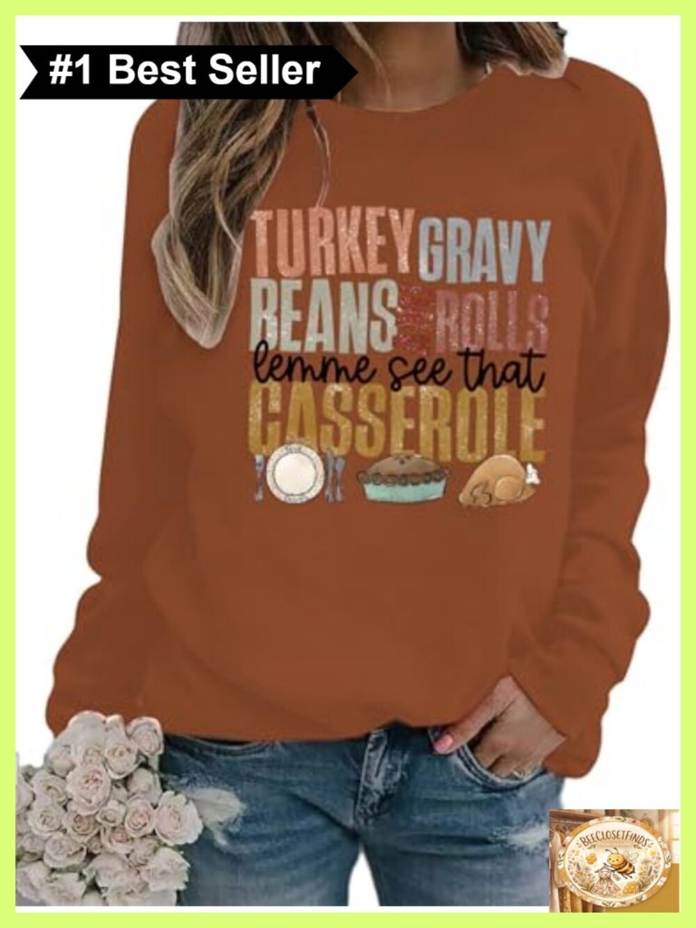 Thanksgiving Sweatshirt Women Turkey Graphic Crew Neck Long Sleeve Pullover